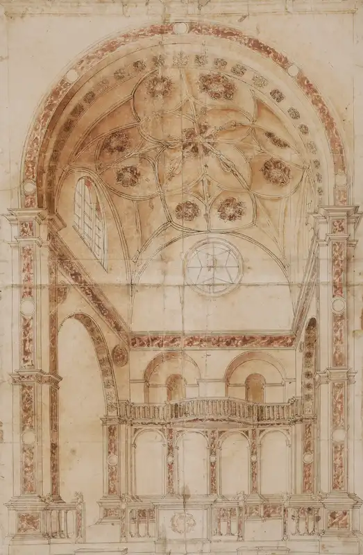 Sebastian Loscher, Schaubild der Fugger-Kapelle, um 1530/40