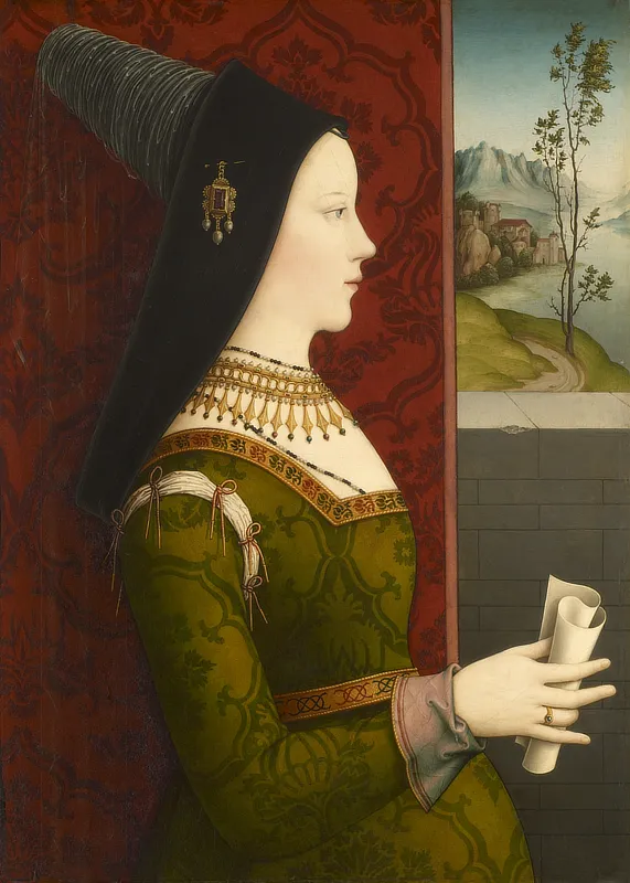Niklas Reiser (?), Bildnis der Maria von Burgund, um 1500