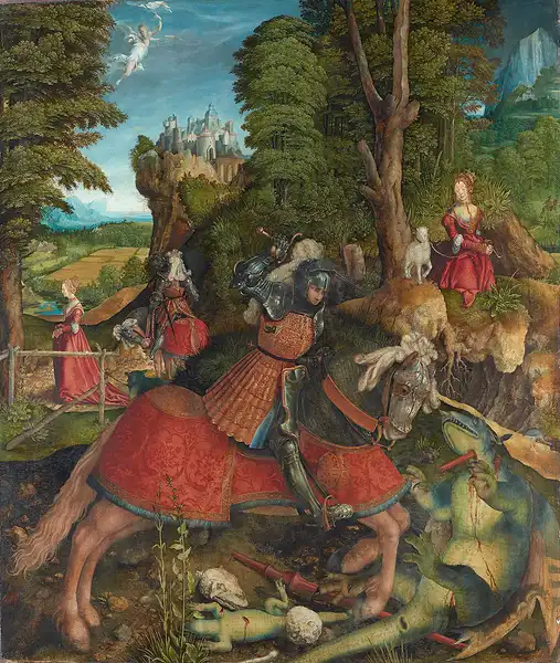 Leonard Beck, Drachenkampf des hl. Georg, um 1513/14