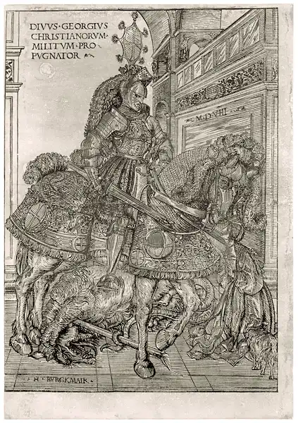 Hans Burgkmair the Elder, St. George, 1508