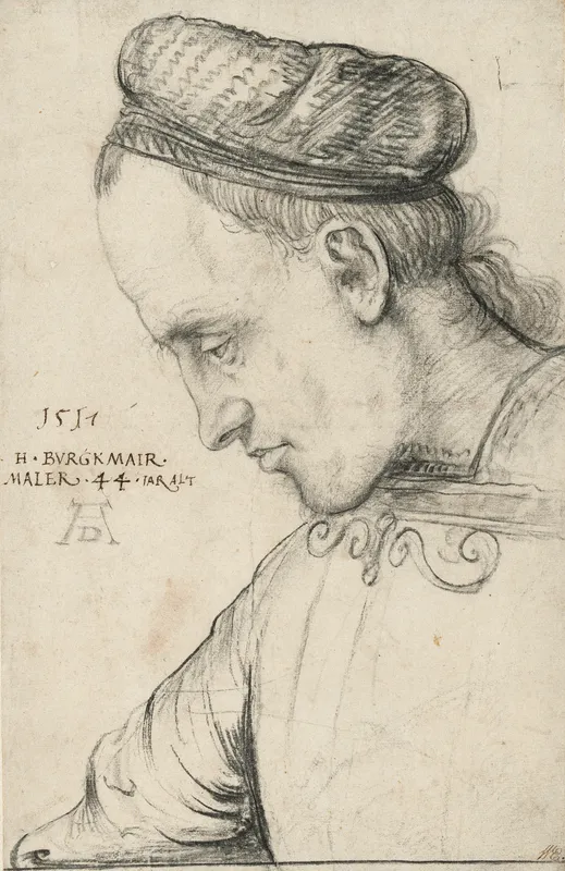 Hans Burgkmair d.Ä., Selbstbildnis, 1517