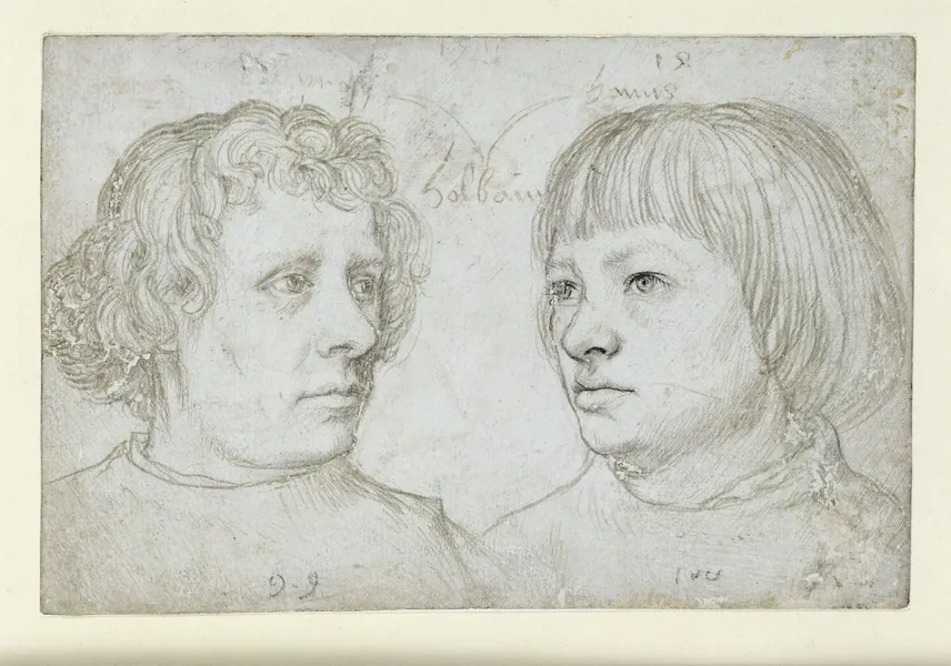 Hans Holbein the Elder, Ambrosius and Hans, the sons of the artists, 1511