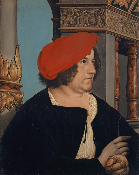 Hans Holbein the Younger, Paired portraits of Jacob Meyer zum Hasen and his wife Dorothea Kannengießer, 1516
