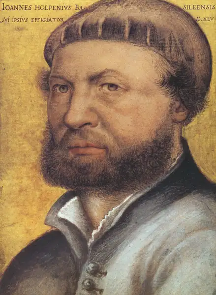 Hans Holbein d.J., Selbstbildnis, 1540/43