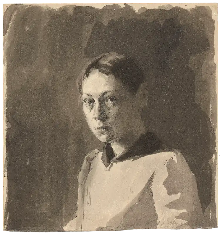 Käthe Kollwitz, Self-Portrait, 1888