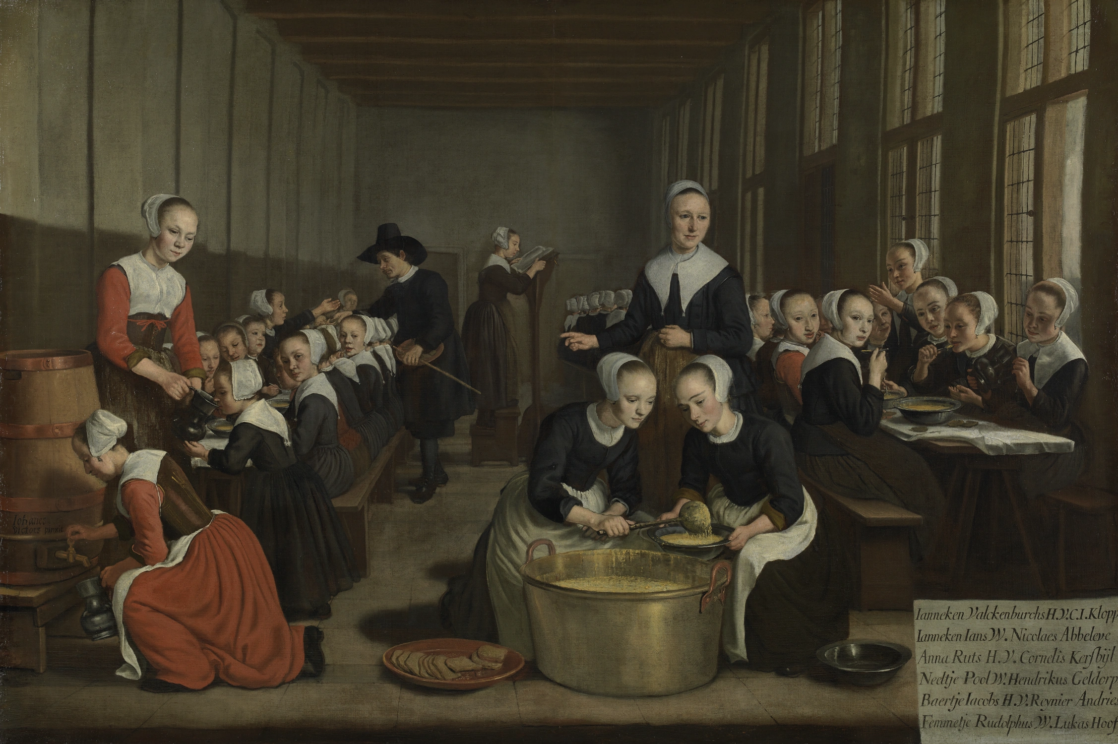 Jan Victors, Die Speisung der Waisenkinder im Diakoniewaisenhaus, 1659/60