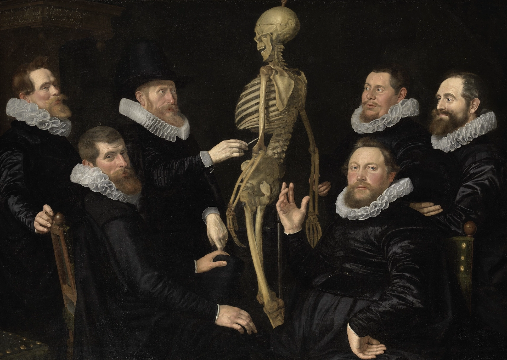 Werner van den Valckert oder Nicolaes Eliasz Pickenoy zugeschr., Die Osteologie-Vorlesung des Dr. Sebastiaen Egbertsz, 1619