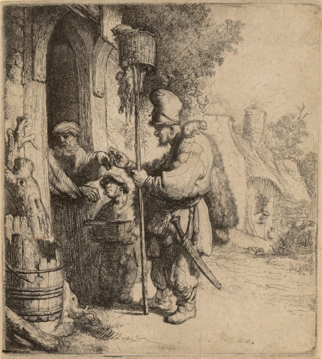 Rembrandt, Der Rattengiftverkäufer (Der Rattenfänger), 1632